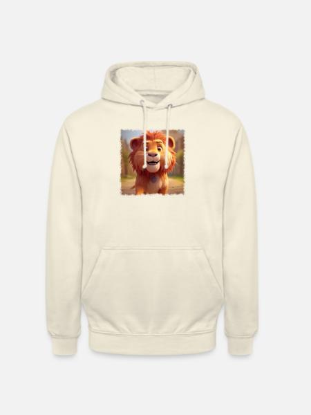 Cute lion - Unisex Hoodie - vanilla