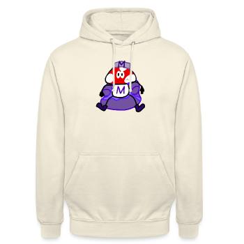 Le Royaume de M - Sweat-shirt à capuche unisexe - vanille - Devant - Alina (178cm) & Michal (187cm)