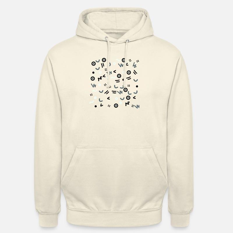Abstract Pattern 03 - Sweat-shirt à capuche unisexe - vanille