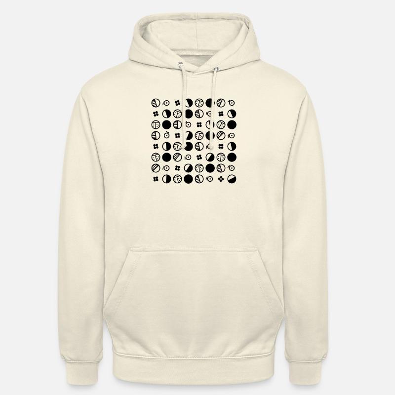 Abstract Pattern 05 - Sweat-shirt à capuche unisexe - vanille