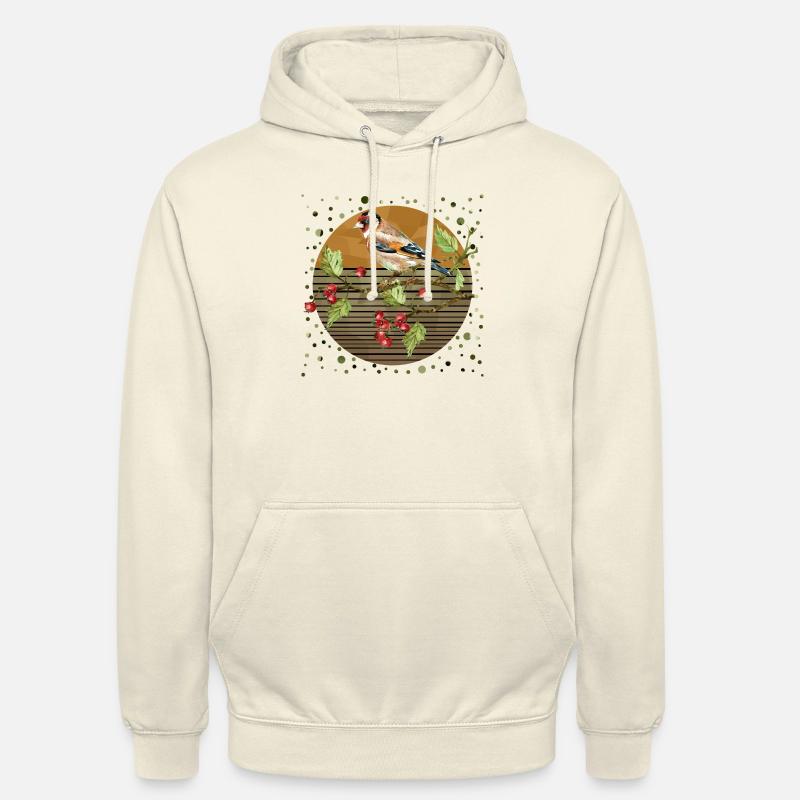 Bunter Vogel - Unisex Hoodie - Vanille-Milchshake