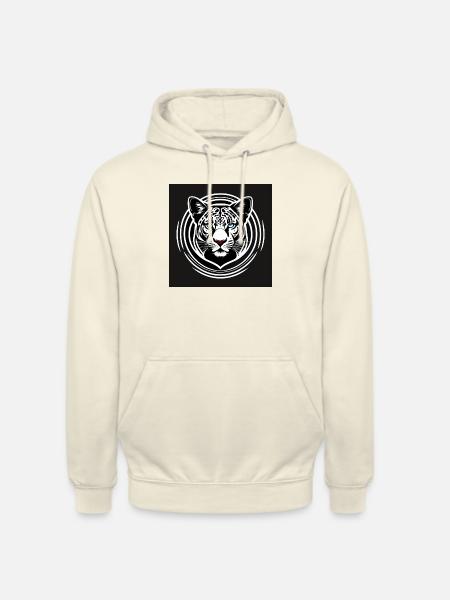 TIGRE - Sweat-shirt à capuche unisexe - vanille
