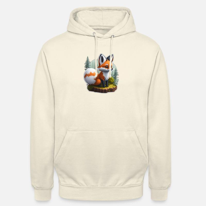 Petite écaille de tortue - Sweat-shirt à capuche unisexe - vanille