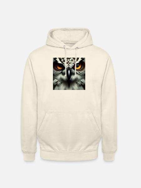 Owl - Unisex Hoodie - vanilla