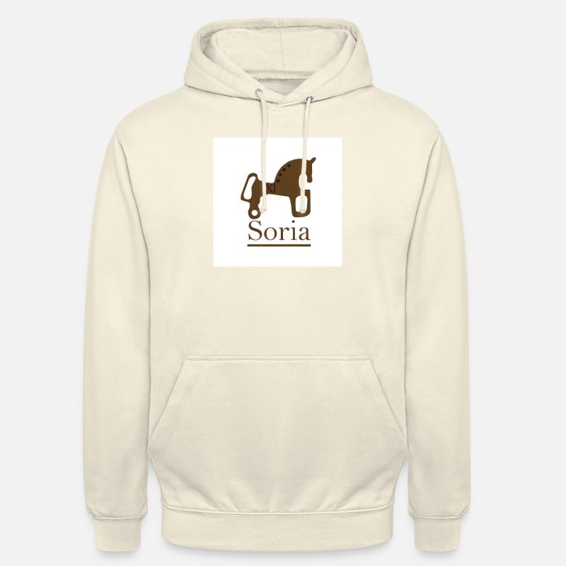Soria - Sweat-shirt à capuche unisexe - vanille