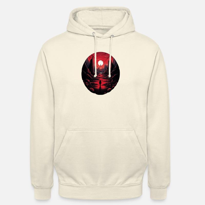 Der einsame Weg - Unisex Hoodie - Vanille-Milchshake
