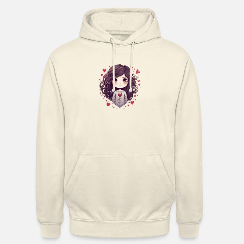 Comic Mädchen - Unisex Hoodie - Vanille-Milchshake