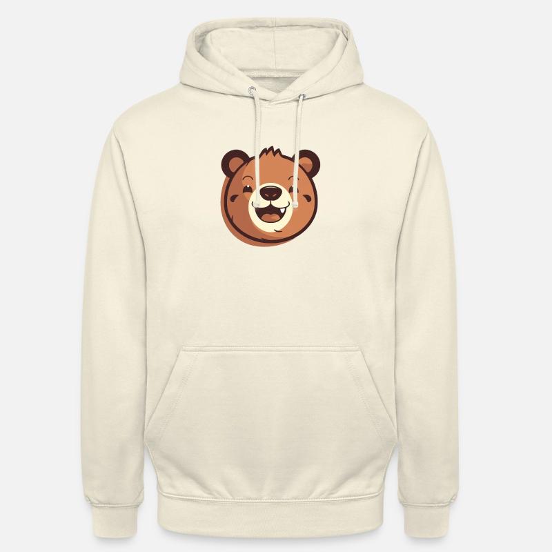 Grin et supportez-le - Sweat-shirt à capuche unisexe - vanille