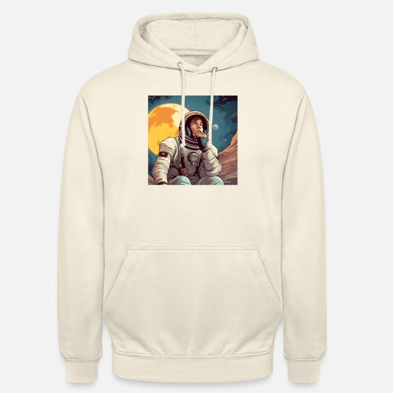Comic style astronaut 2 - Unisex Hoodie - Vanille-Milchshake