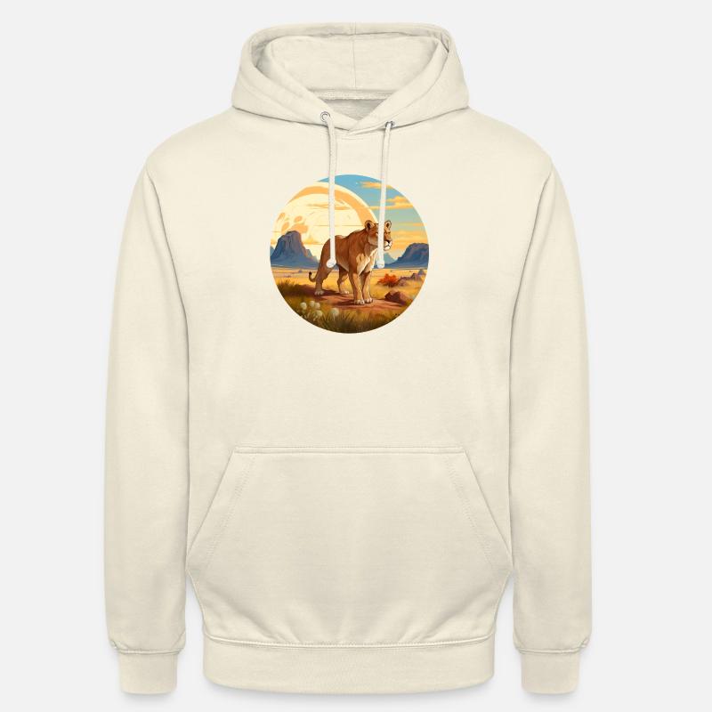 Leonessa - Felpa con cappuccio unisex - milkshake
