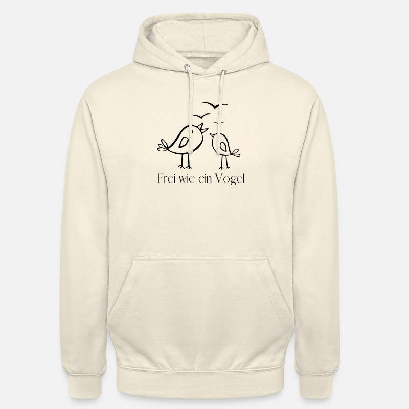 Frei wie ein Vogel - Unisex Hoodie - Vanille-Milchshake