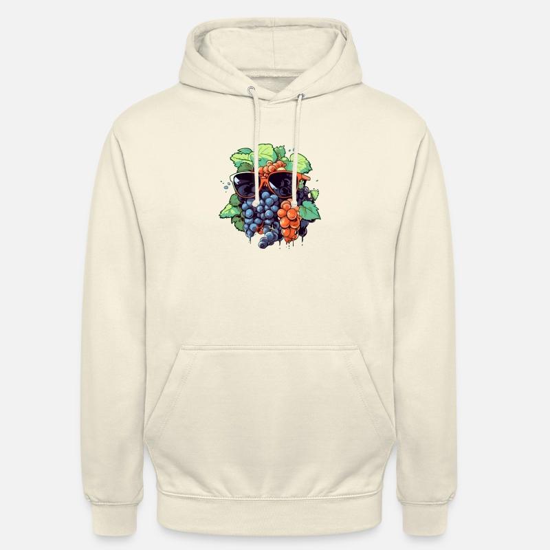 Grappe de raisin Bernard - Sweat-shirt à capuche unisexe - vanille
