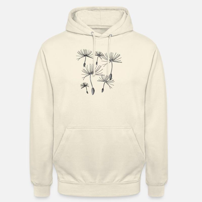 Pissenlits - Sweat-shirt à capuche unisexe - vanille