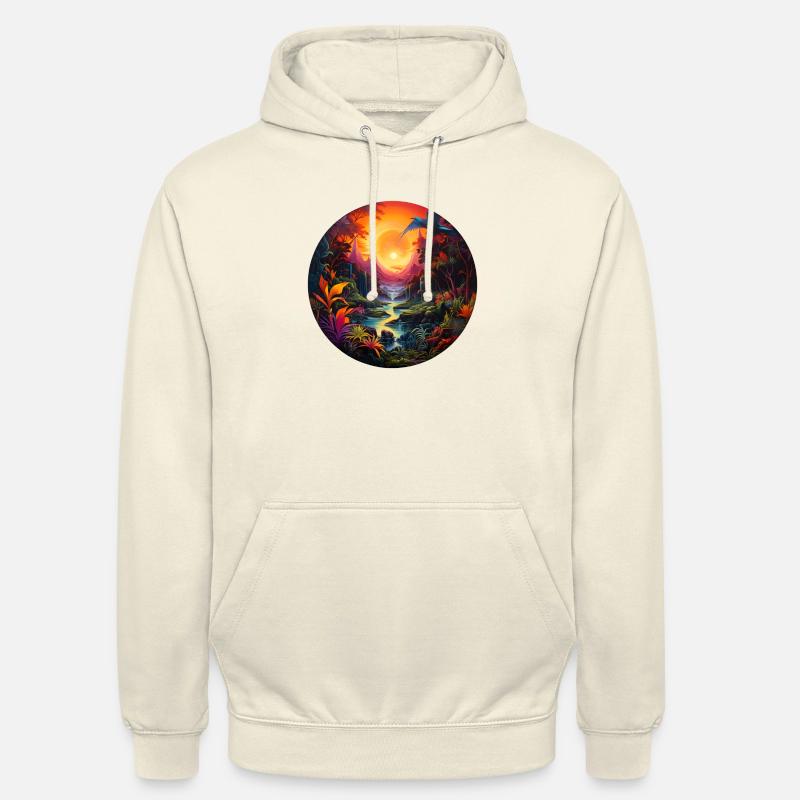Paradis - Sweat-shirt à capuche unisexe - vanille