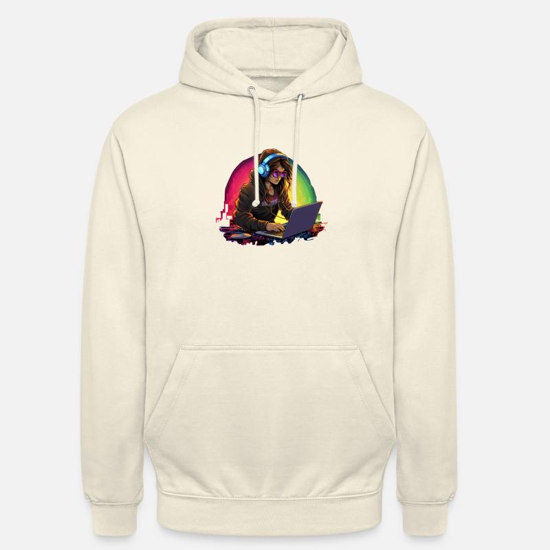Code Queen: The Hacker - Unisex Hoodie - vanilla