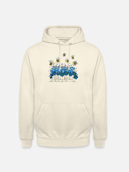 Bees - Unisex Hoodie - vanilla
