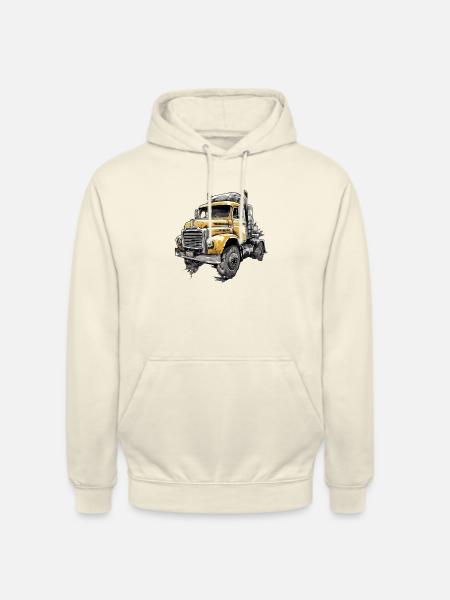 Camion Yelcam - Sweat-shirt à capuche unisexe - vanille