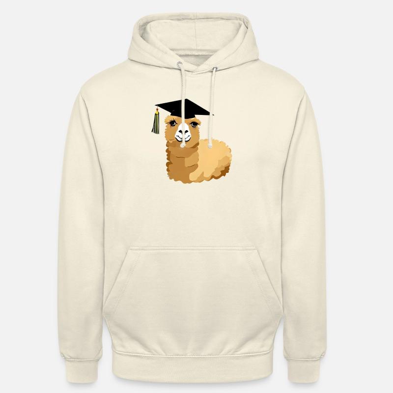 Bachelor Alpaka Studium Absolvent Schulabschluss - Unisex Hoodie - Vanille-Milchshake