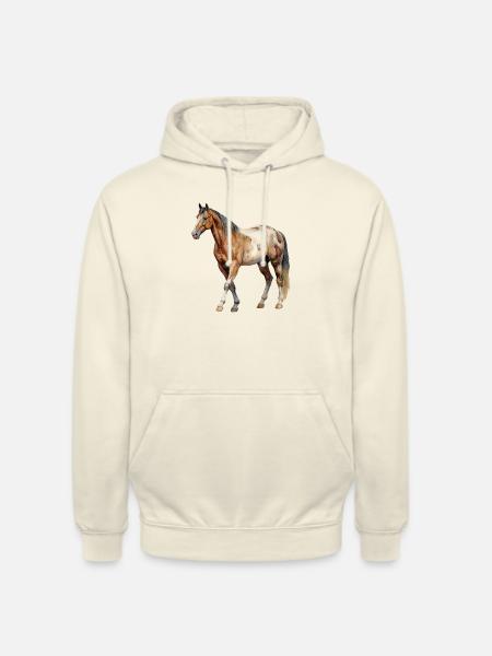 Pferd - Unisex Hoodie - Vanille-Milchshake