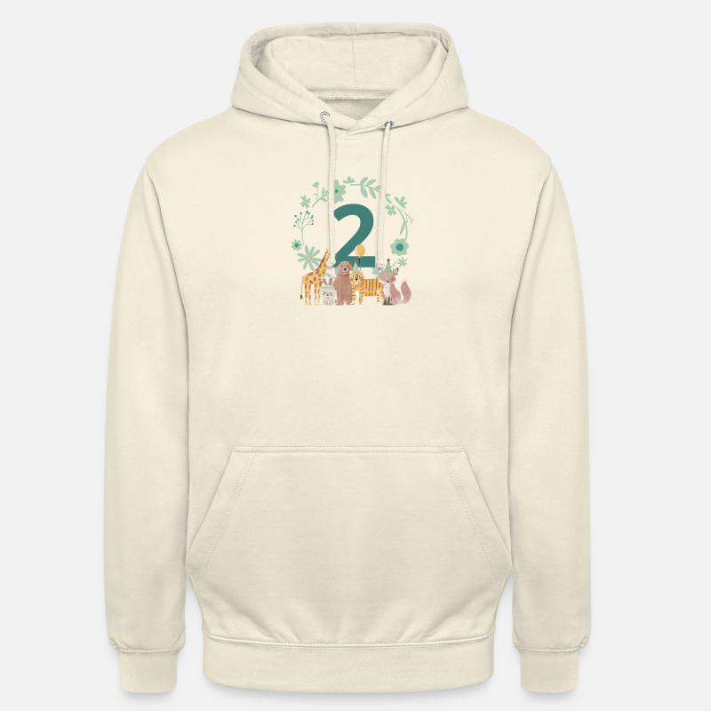 2nd Anniversary - Second Anniversary Animals - Unisex Hoodie - vanilla
