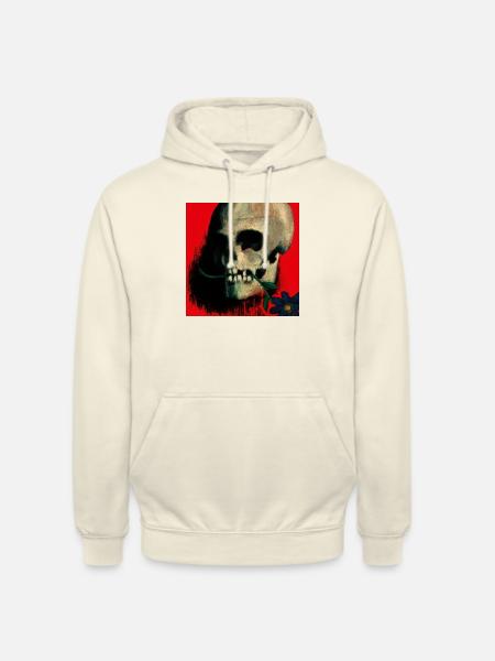 skull red - Unisex Hoodie - Vanille-Milchshake