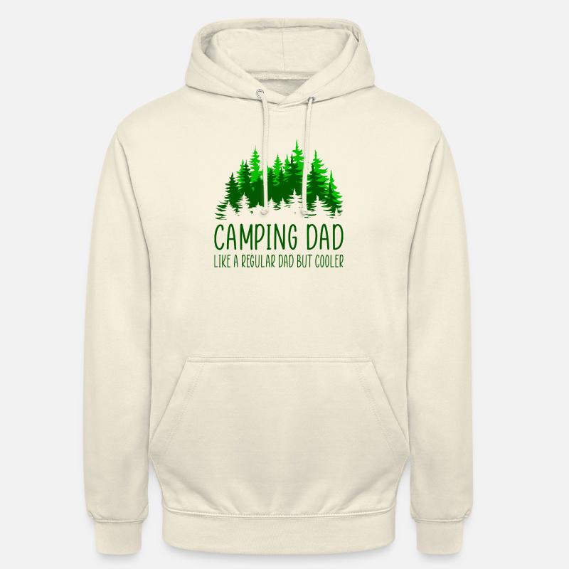 Camping Dad Geschenkidee Sprüche - Unisex Hoodie - Vanille-Milchshake