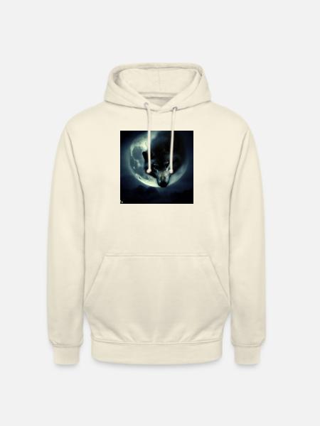 Wolf Moon Mystic 4 - Unisex Hoodie - Vanille-Milchshake