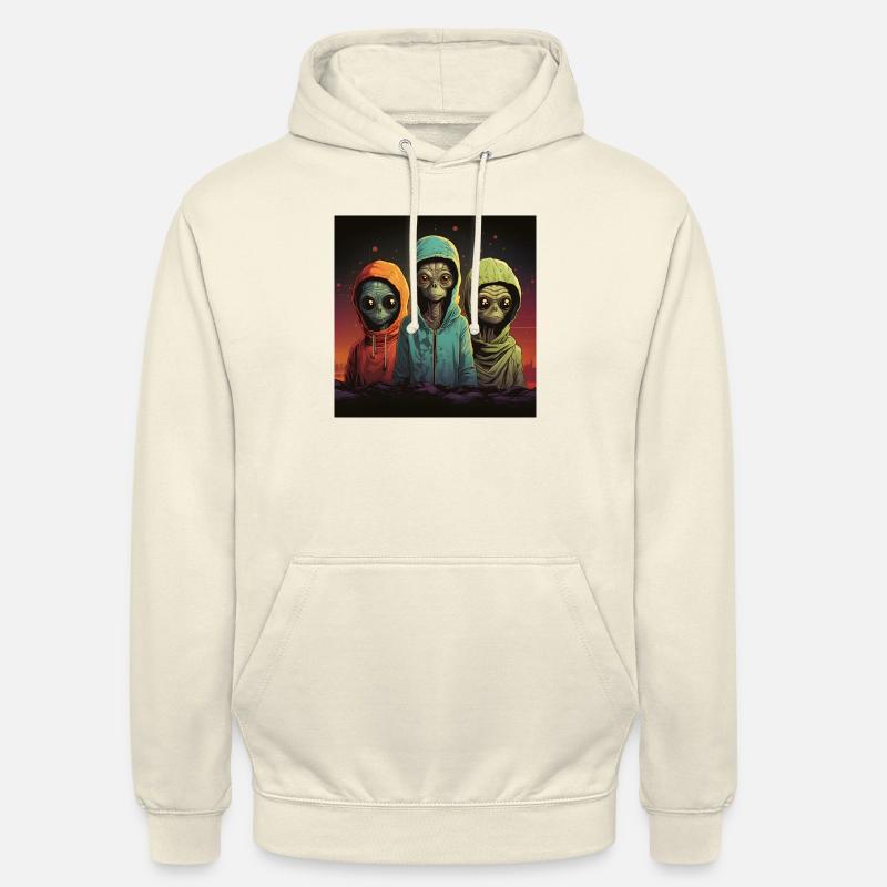 Außerirdische Kapuzenpullover - Unisex Hoodie - Vanille-Milchshake