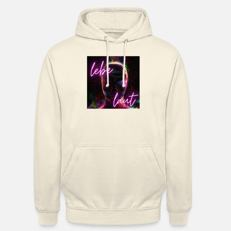 Lebe laut - Unisex Hoodie - Vanille-Milchshake