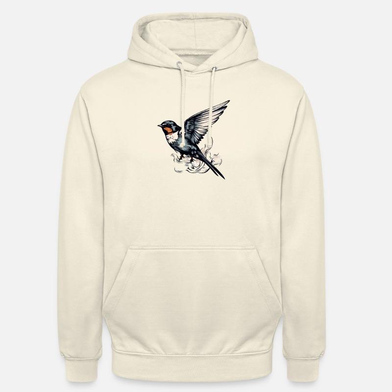 Hibi la golondrina - Sudadera con capucha unisex - batido de vainilla