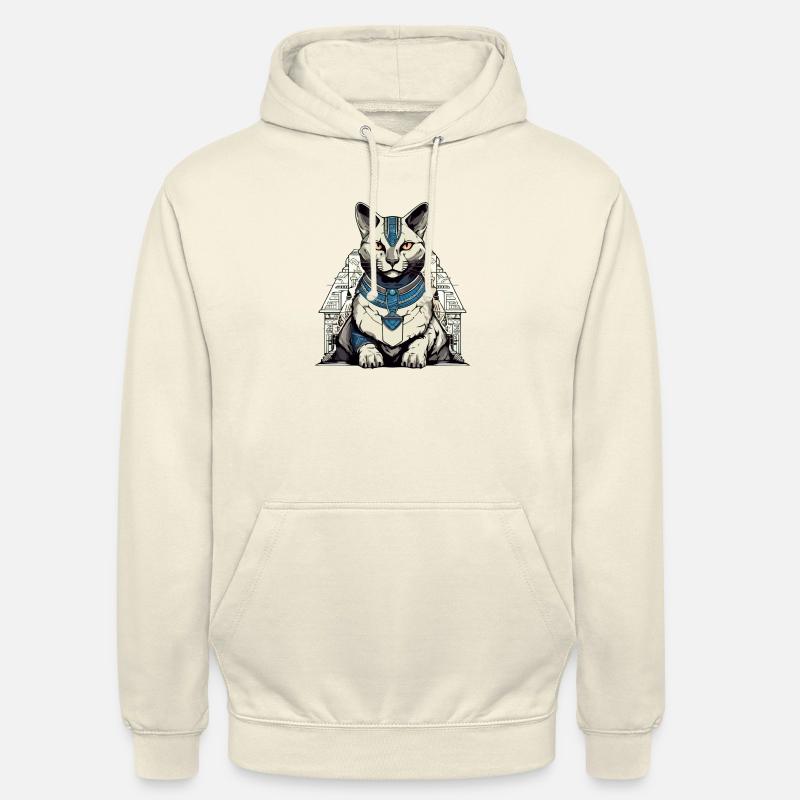 Zal le chat Egyptien - Sweat-shirt à capuche unisexe - vanille