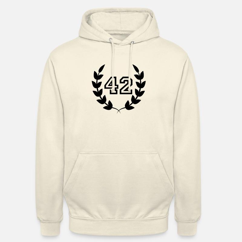 42e anniversaire-idée cadeau 42 ans - Sweat-shirt à capuche unisexe - vanille