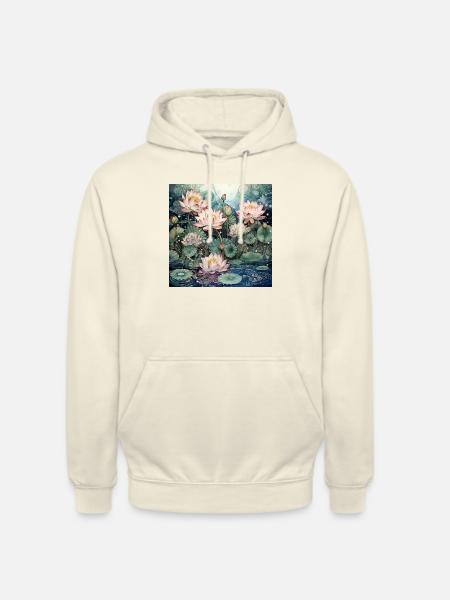 Wasserlilien - Unisex Hoodie - Vanille-Milchshake