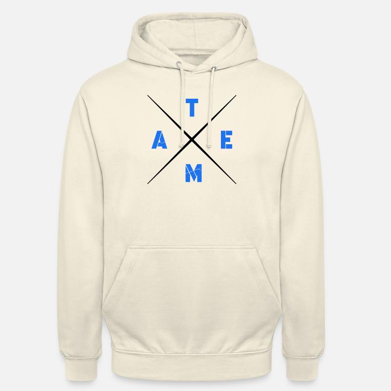 équipe - Sweat-shirt à capuche unisexe - vanille