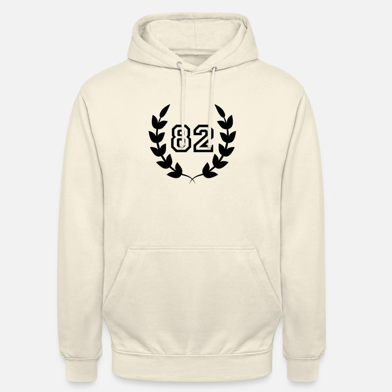82e anniversaire-idée cadeau 82 ans - Sweat-shirt à capuche unisexe - vanille