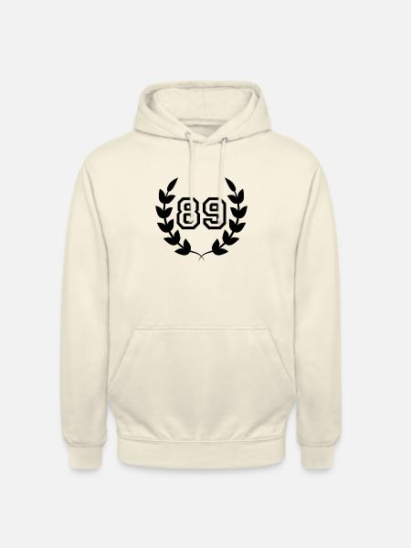 89th birthday-gift idea 89 years - Unisex Hoodie - vanilla