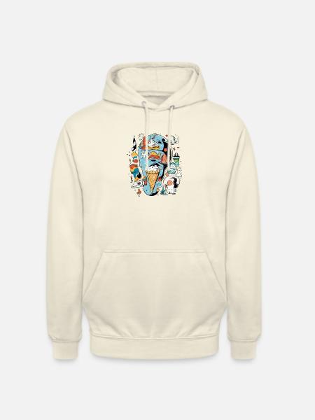 Der Eisfresser - Unisex Hoodie - Vanille-Milchshake