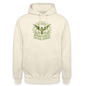 Heer, Militär, Luftwaffe, Marine, Marine, Amerika, USA - Unisex Hoodie - Vanille-Milchshake - Vorne - Alina (178cm) & Michal (187cm)