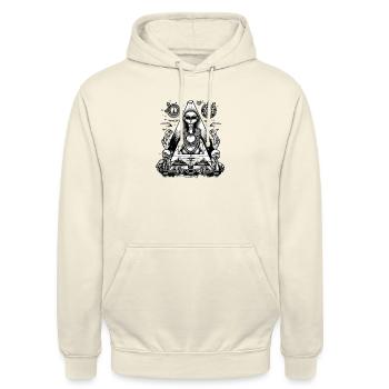 Zim the alien pharaoh - Unisex Hoodie - vanilla - Front - Alina (178cm) & Michal (187cm)