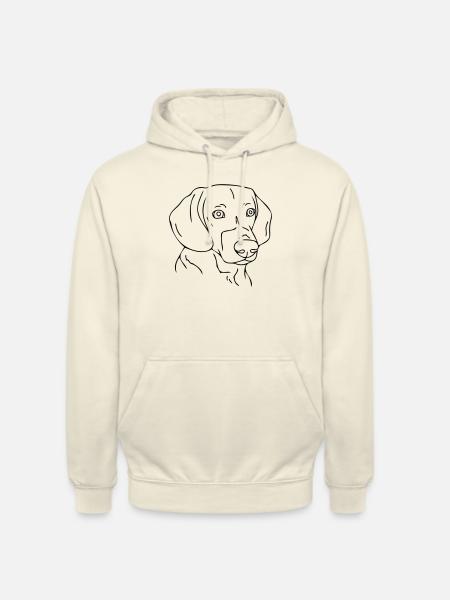 dog - Unisex Hoodie - vanilla