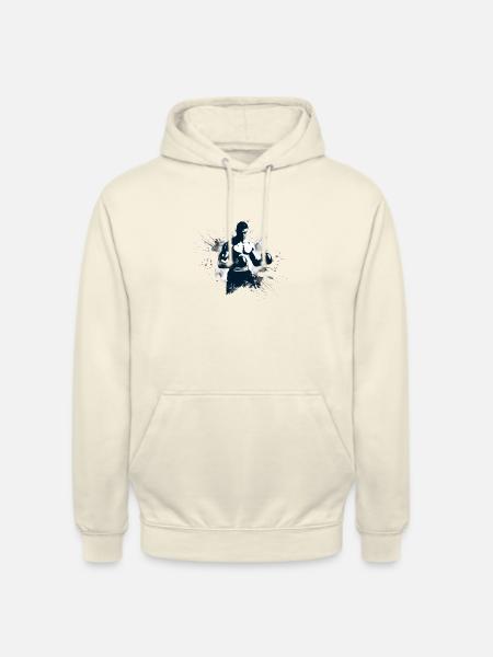 Fists up, boxing! - Unisex Hoodie - vanilla