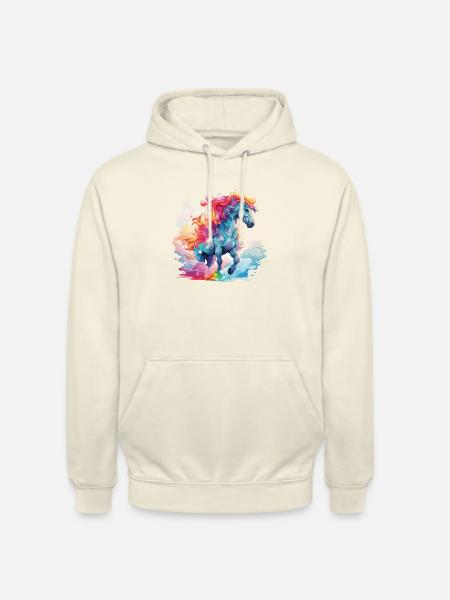 im bunten Galopp - Unisex Hoodie - Vanille-Milchshake