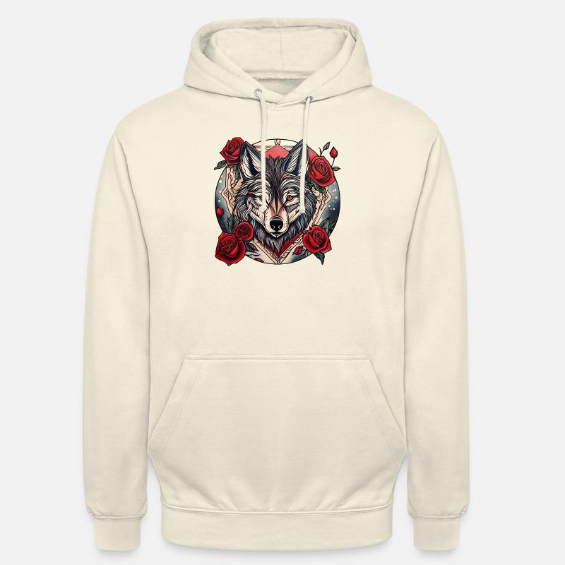 Wolf - Unisex Hoodie - Vanille-Milchshake