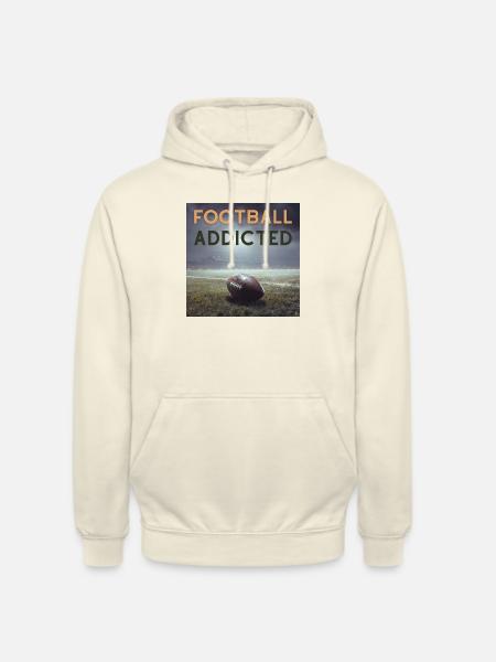 Football Addicted - Unisex Hoodie - vanilla