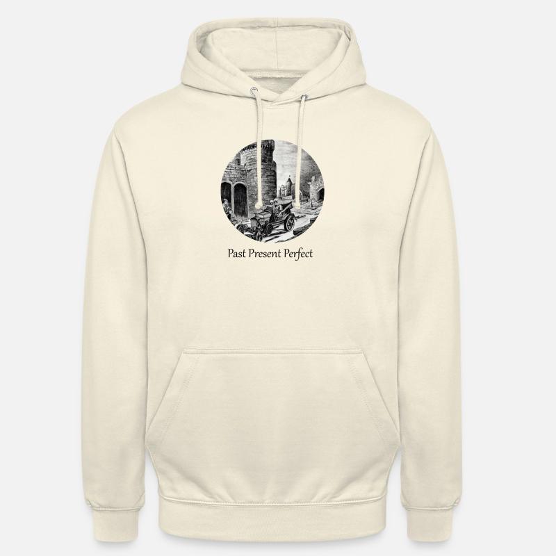 Passé Présent Parfait - Sweat-shirt à capuche unisexe - vanille