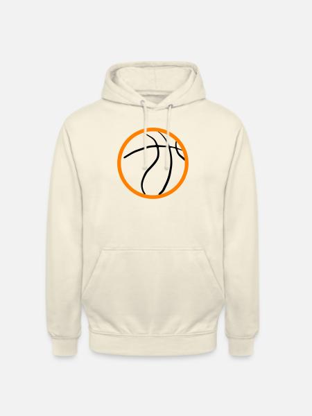 Abstract Basketball Design - Unisex Hoodie - vanilla