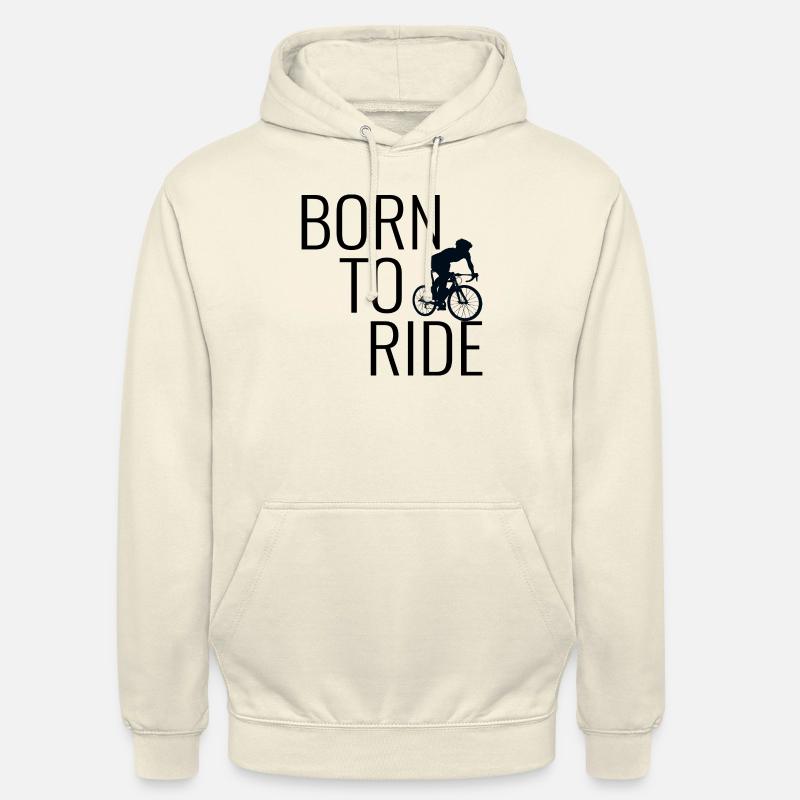 Bicycle Humour Dire Cyclisme - Sweat-shirt à capuche unisexe - vanille
