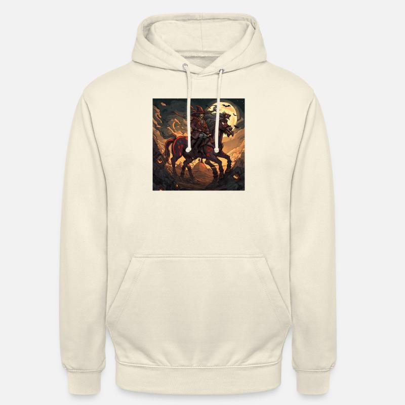 Halloween Hell Rider Creature - Unisex Hoodie - vanilla