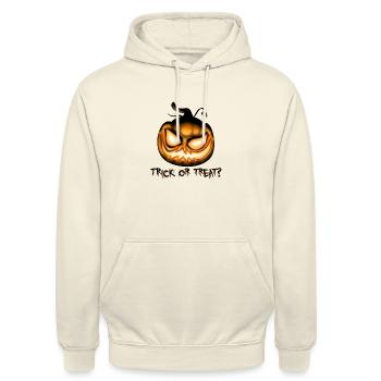Süßes oder Saures - Unisex Hoodie - Vanille-Milchshake - Vorne - Alina (178cm) & Michal (187cm)