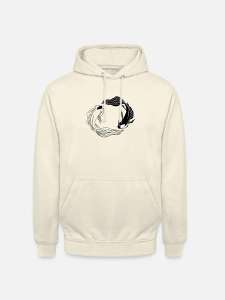 Yin Yang - Unisex Hoodie - Vanille-Milchshake